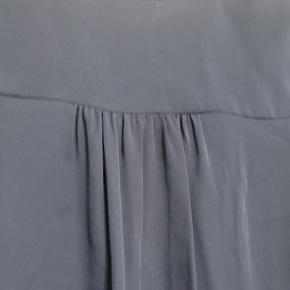 Joie Deep Blue Silk Blouse with Tassel Details - Picture 13 of 14